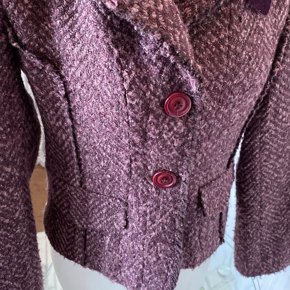 Rinascimento boiled acrylic blazer sweater! Business, classic, office! Size M - Picture 7 of 16